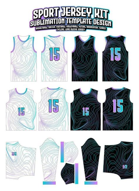 Contour Lines Jersey Design Sportswear Pattern Template Jersey Layout, Volleyball Jersey Design, Volleyball Jerseys, Contour Lines, Contour Line, Pattern Template, Cartoon Wallpaper Iphone, Triangle Design, Fashion Logo Design