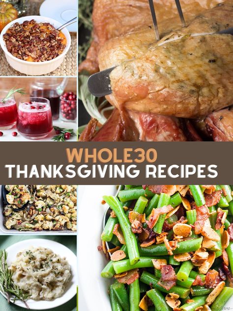 Thanksgiving Recipes Clean Eating, Thanksgiving Whole 30, Health Thanksgiving Recipes, Whole Food Thanksgiving Recipes, Clean Thanksgiving Side Dishes, Whole 30 Holiday Recipes, Healthy Thanksgiving Recipes Clean Eating, Whole30 Thanksgiving Recipes, Whole 30 Turkey Recipes