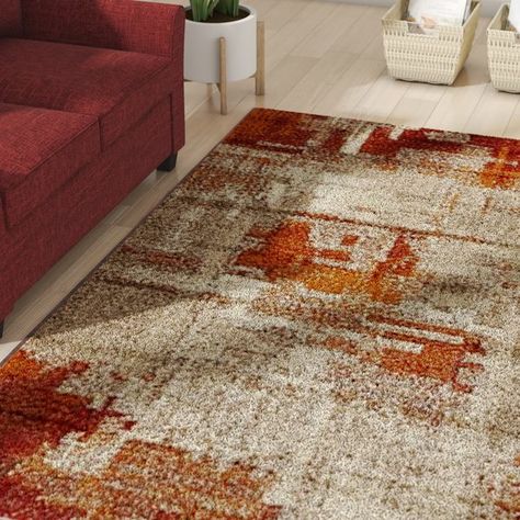 You'll love the Bryan Area Rug at Wayfair - Great Deals on all Rugs products with Free Shipping on most stuff, even the big stuff. Dark Blue Rug, Living Room Orange, Abstract Geometric Pattern, Beige Area Rug, Orange Area Rug, Dark Gray Area Rug, Silver Area Rug, Brown Area Rugs, Orange Rugs