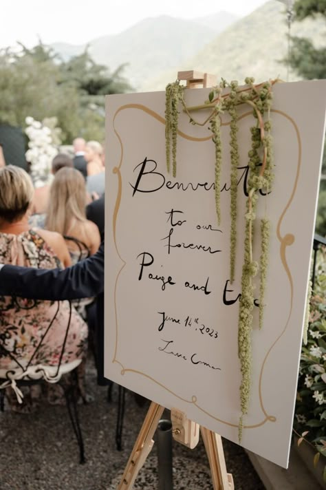 A "Timeless With a Touch of Modern Flair" Destination Wedding at Relais Villa Vittoria in Lake Como - Over The Moon Lake Como Inspired Wedding, Custom Wedding Touches, Styling Moodboard, Clio Peppiatt, Wedding Stationary Design, Flower Styling, Eric Smith, Atelier Dress, Wedding Moodboard