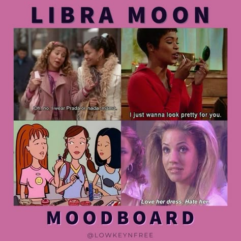 The moon is in Libra. We feel cutesy, pulled to collaborate, and show off. Moon In Libra Aesthetic, Libra Archetype, Libra Aesthetic Moodboard, Libra Aesthetic Astrology, Libra Moon Aesthetic, Archetype Aesthetic, Moon Moodboard, Rising Aries, Getting To Know Myself