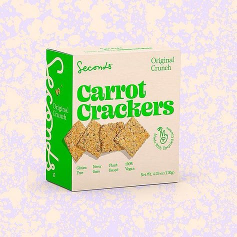 Meal Kit Packaging, Cracker Packaging Design, Crackers Packaging Design, Crackers Packaging, Cracker Packaging, Chips Packaging Design, 3d Product Modeling, Modern Packaging Design, How To Plant Carrots