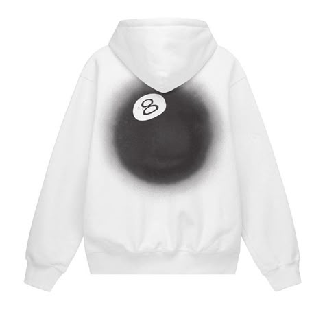 Buy Stussy 8 Ball Fade Hoodie 'White' - 1924846M WHIT | GOAT CA Stussy Clothing, Christmas Wishlist Ideas, One Piece Hoodie, Stussy Hoodie, 2024 Christmas, Birthday Wish List, Crop Top Dress, 8 Ball, School Shopping