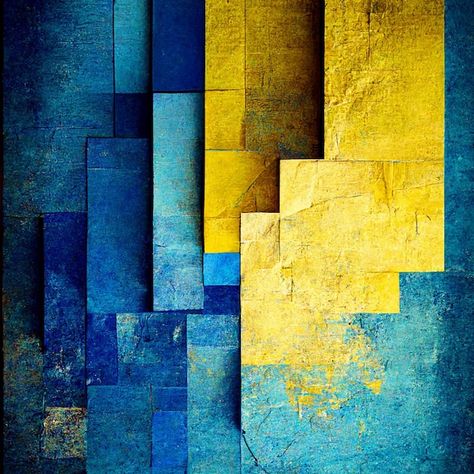 Dark Blue And Yellow Color Palette, Amelie Moodboard, Toronto Bookstore, Yellow Blue Painting, Yellow Blue Background, Watercolor Painting Background, Blue And Yellow Background, Icon Corner, Yellow Journal