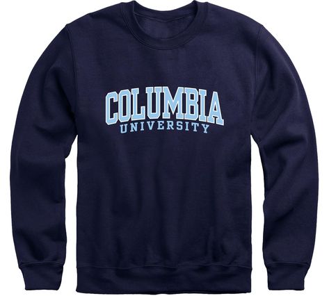 PRICES MAY VARY. COMFORTABLE AND SOFT – This Ivysport Columbia University men’s and women’s long sleeve crewneck sweat shirt looks great and feels cozy. This Columbia University logo printed crewneck sweatshirt is made from a comfortable 90% cotton and 10% polyester blend offering students and alumni the freshest Lions apparel, merchandise and swag perfect for tailgating on homecoming game day, parents’ weekend or for everyday wear. MADE IN THE USA – Our Essential spirit wear and NCAA merchandis Columbia University Logo, Parents Weekend, University Logo, University Sweatshirts, Columbia University, Premium Colors, Spirit Wear, Crew Neck Shirt, Crew Sweatshirts