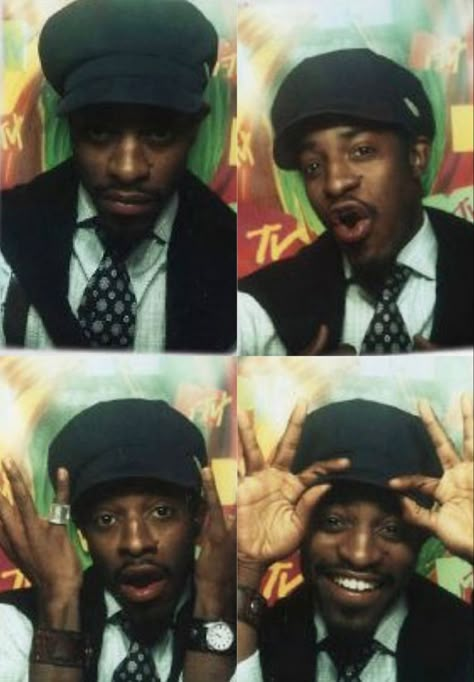 Andre 3000 Aesthetic, Mtv Photobooth, Outkast Andre 3000, 2000s Rap Aesthetic, Black Music Artists, Dani California, Andre 3000, Hip Hop Poster, Celebrities Then And Now