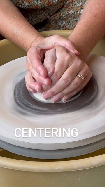 Brigitte Richard on Instagram: "A little mini tutorial. 1. Centering 2.Opening 3.Compressing 400gr of clay I notice that everyone does it slightly different. Well, this is how I do it. To be continued….🙂 • • • • #centeringclay #wheelthrowing #pottery #potteryprocess #potteryvideo #satisfying #handmade #ceramics #keramik #clay #tutorial #potterywheel #craft #skillset #bmix5 #makers #makersgonnamake #makersmovement" Wheelthrowing Pottery, Mini Tutorial, Fine Arts Degree, Wheel Throwing, Pottery Videos, To Be Continued, Art Degree, Stamping Techniques, Pottery Wheel