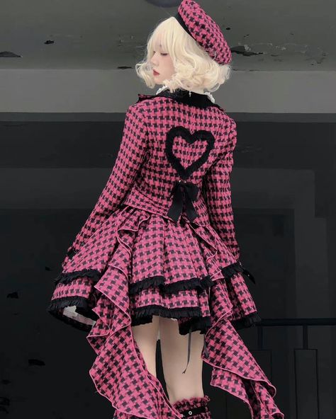 Plaid Outerwear, Kawaii Fashion Outfits, 영감을 주는 캐릭터, Really Cute Outfits, Fancy Outfits, Character Outfits, Shirt Skirt, Lolita Fashion, Kawaii Fashion