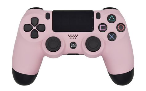 PS4 Pro Sakura Pink Custom Modded Controller Aesthetic Ps4 Controller, Pink Ps4 Controller, Ps4 Setup, Electronics Aesthetic, Control Ps4, Ps4 Pro Console, Pink Games, Ps5 Controller, Pc Gaming Setup