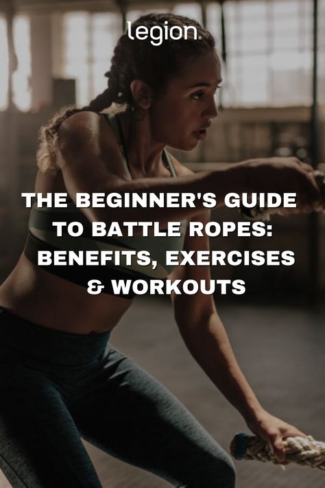 Battle Rope Workout Beginner, Battle Rope Workout For Women, Ropes Workout, Battle Rope Exercises, Battle Rope Workout, Rope Workout, Rope Exercises, Rope Training, Battle Ropes