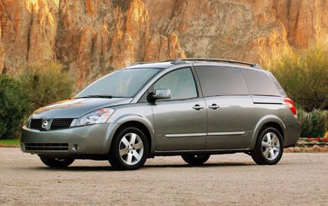 2004 Nissan Quest.  Car #7.  When we (I) realized we were outgrowing the Explorer, I thought it was a good idea to move up to a minivan.  Not happy with the generic mom-mobiles, I was all about the styling of the Quest.  This brought our first daughter home, saw the coldest temperatures I have ever experienced (-13 on the way to Michigan), and we still see it from time to time.  We sold it to one of our daycare families who needed the space.  We didn't need the space anymore...or so we thought. Mom Mobile, Kia Sedona, Nissan Quest, Cool Vans, Chrysler Pacifica, Backhoe Loader, Manual Car, Toyota Sienna, Minivan