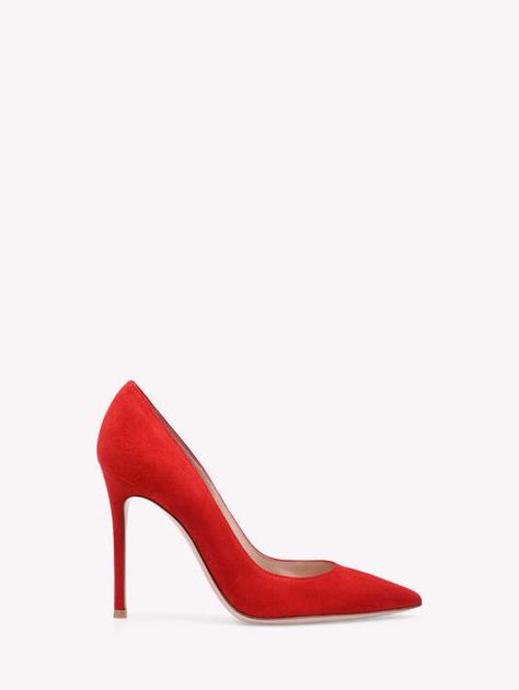 Elegant Ankle-high Red Heels, Gianvito Rossi Pumps, Luxury Heels With Red Sole, Pointed Toe, Red Suede Ankle-high Heels, 6 Inch Heels, Red Ankle-high Heels With 4-inch Heel, Black Suede Pumps, Clear Heels, Patent Leather Pumps