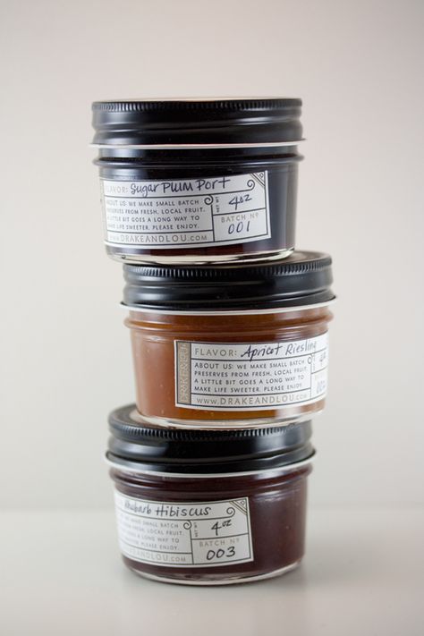 Lou Miller, Preserves Packaging, Jam Maker, Jam Packaging, Jam Label, Jar Packaging, Jar Design, Cool Packaging, Food Packaging Design