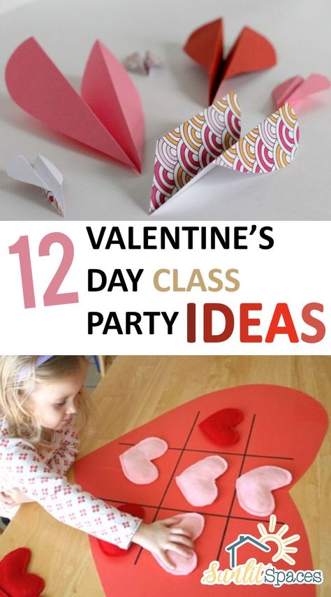 12 Valentines Day Class Party Ideas - Preschool Valentines Day Party Activities, Prek Valentines Party Ideas, Valentines Party For Preschool, Valentines Craft 4th Grade, Valentine's Class Party, Classroom Valentines Day Party, Valentines Group Activities, Valentine Games For Kindergarten, Valentines Party Crafts For Kids