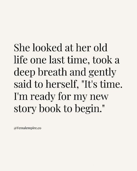 Women Empowerment Quotes & Motivation on Instagram: "Comment the word 'Start' if you want to leave your old life behind and make $5-10k+/month on Instagram instead! -  Want to see more motivational content?  Follow @femalempire.co" Being Behind In Life Quotes, She Looked At Her Old Life One More Time, Leaving Everything Behind Quotes, I Want More Out Of Life Quotes, Midlife Women Quotes, Comeback Quotes, New Me Quotes, Comeback Era, Starting Over Quotes