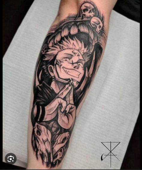 Ryomen Sukuna Tattoo Design, Sukuna Arm Tattoo, Jujutsu Kaisen Tatoos, Sukuna Tattoo Design, Jujutsu Kaisen Sukuna Tattoo, Jujutsu Kaisen Tattoo Design, Sukuna Tattoos, Cool Anime Tattoos, Anime Tattoo Art