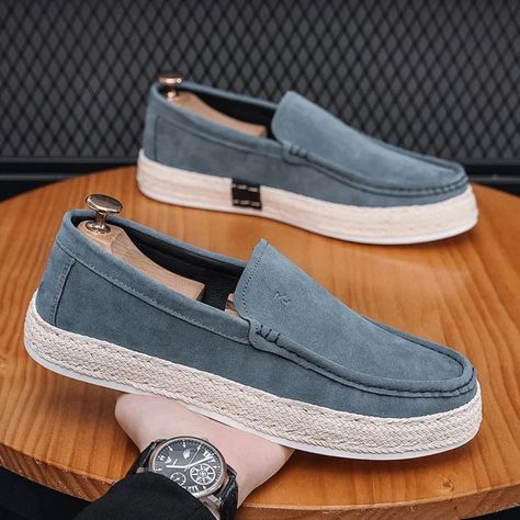 Mens Suede Loafers, Hiking Wear, Mens Summer Shoes, Plastic Heels, Men Loafers, Loafers Shoes, Shoes Summer, Waterproof Shoes, Suede Loafers