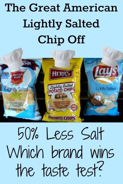 Which Lightly Salted low sodium potato chip brand won the Great American Chip Off? And the winner is ? Low Sodium Chips, American Chips, Salted Potatoes, Chips Brands, Potato Chip, Taste Test, Taste Testing, Living Tips, Low Sodium