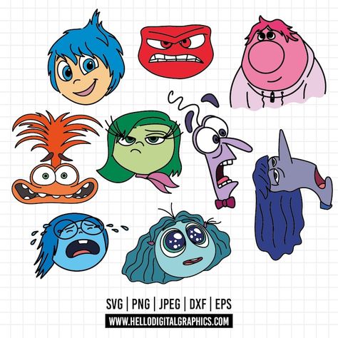 Inside Out 2 Drawing, Inside Out 2 Characters, Joy Inside Out, Inside Out Characters, Canvas Drawing, Inside Out 2, Web Graphic Design, Small Canvas, Painted Pumpkins