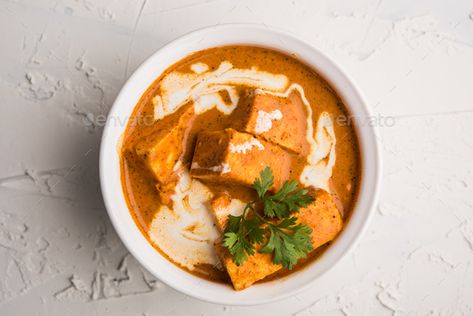 Paneer Butter Masala by stockimagefactory. Paneer Butter Masala also known as Panir makhani / makhanwala made using Cottage cheese. Indian Food #Sponsored #stockimagefactory, #Panir, #Masala, #Paneer Panir Masala, Masala Paneer, Paneer Butter Masala, Butter Masala, Cottage Cheese, Indian Food, Paneer, Thai Red Curry, Cilantro