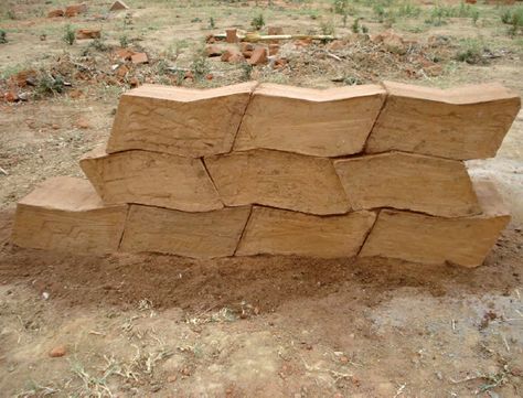 Cob House Plans, Super Adobe, Earth Architecture, Rammed Earth Homes, Rammed Earth Wall, Persian Architecture, Rammed Earth, Cob House, Brick Architecture