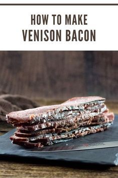 Venison Bacon How To Make, Smoked Rump Roast Recipe, Deer Bacon, Venison Processing, Deer Recipes Venison, Venison Bacon, Venison Dishes, Recipes Venison, Deer Sausage