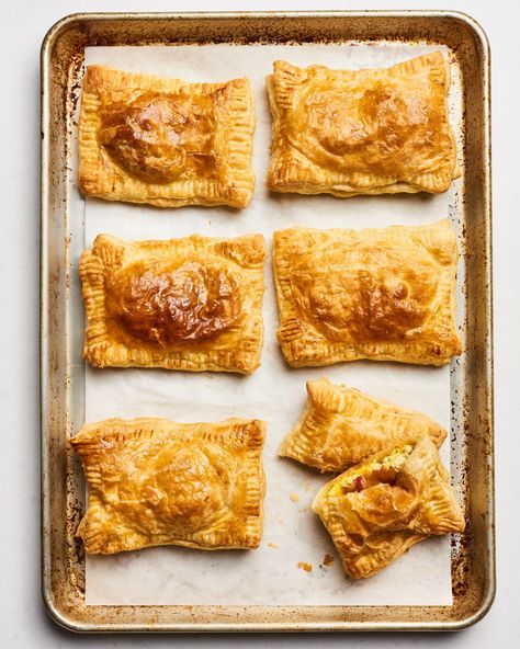 Breakfast Hand Pies | Kitchn Breakfast Hand Pies, Cheese Hand Pies, Puff Pastry Twists, Pies Savory, Sweet Toast, Breaking Fast, Oatmeal Breakfast Bars, Hand Pie Recipes, Chocolate Banana Muffins