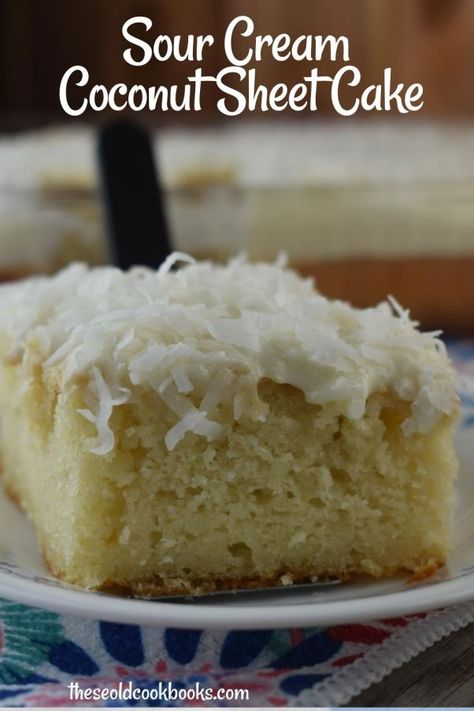 Sour Cream Coconut Icing, Sour Cream Coconut Cake Old Fashioned, White Cake Mix Coconut Cake, Coconut Cake From Cake Mix Boxes, Coconut Cupcakes From Cake Mix Boxes, 3 Day Sour Cream Coconut Cake, Delicious Creamy Coconut Cake, Dense Coconut Cake, Dolly Parton Coconut Cake Mix Recipes