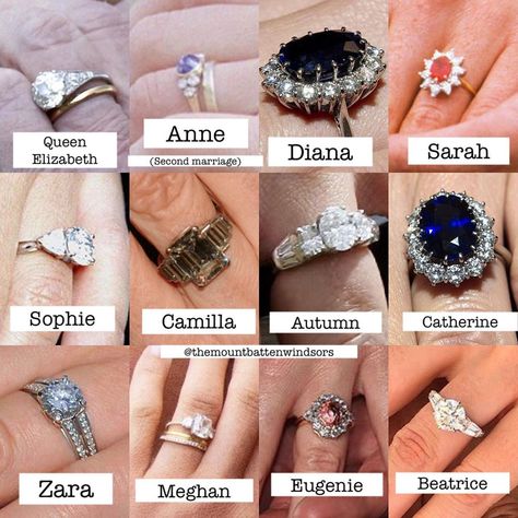 Princesa Anne, Royal Engagement Rings, Royal Family Trees, Royal Rings, Royal Crown Jewels, Prins William, Royal Family England, Royal Tiaras, Estilo Real