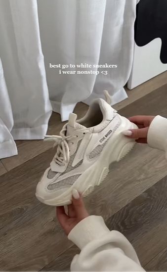 Steve Madden Women's Possession Sneaker, Bone, 8 Steve Madden Possession Sneakers, Steve Madden Possession, Steve Madden Possession Sneakers Outfit, Steve Madden Outfit, Steve Madden Sneakers Outfit, Steve Madden Sneakers, Steve Madden Shoes, Sneakers Outfit, White Sneakers