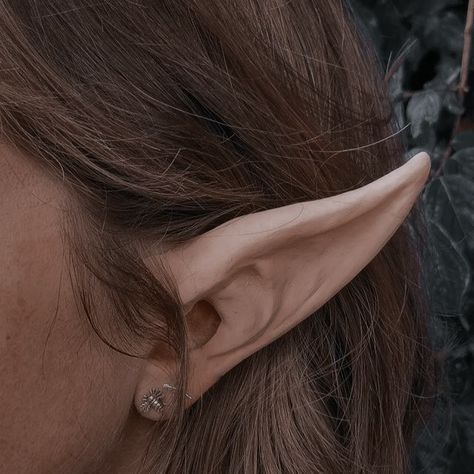 Elf Ear Aesthetic, Acotar Visuals, Reign Characters, Ear Aesthetic, Mcu Oc, Elf Aesthetic, Fantasy Vibes, Elf Ear, Grey Warden