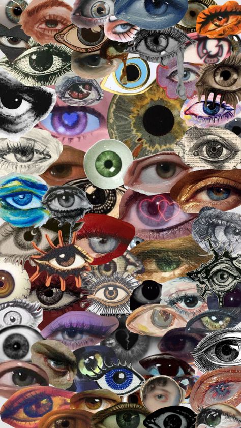 Eyes Wallpaper Aesthetic, Eyes Moodboard, Eye Wallpaper Aesthetic, Eyes Collage, Eye Wallpaper, Eyes Wallpaper, Band Rock, Aesthetic Eyes, Aesthetic Indie