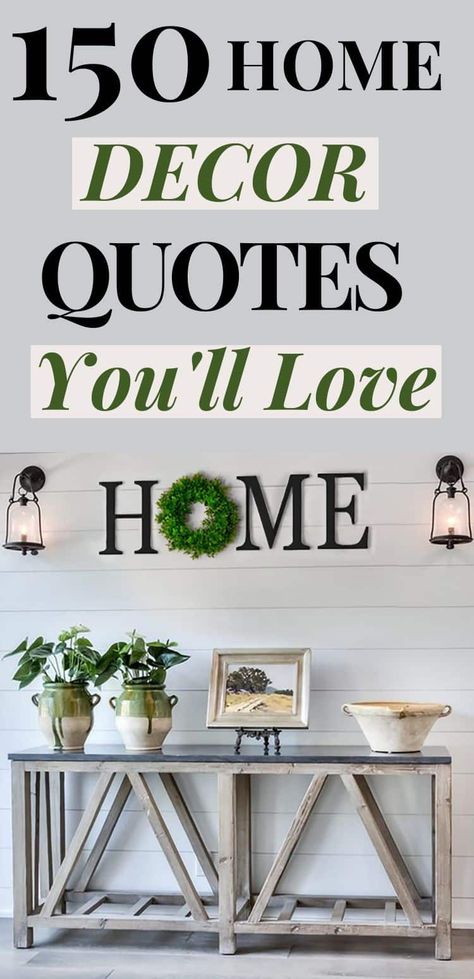 Wall Sayings Decor Quotes Living Room, Funny Quotes For Home, Decor Quotes Inspiration, Home Quotes Aesthetic, Quotes For Wall Decor Bedroom, 111 Quotes, Decorating Quotes, Quotes For Home Decor, Home Sayings