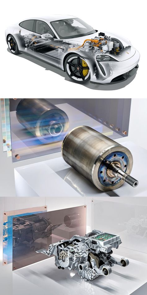 Porsche Electric Car, Porsche Electric, Bmw Electric Car, Electric Motor For Car, Motor Mechanics, Futuristic Electric Car, Electric Engine, Electric Car Concept, Electric Sports Car