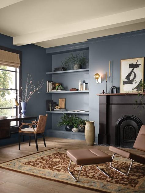 HGTV Home by Sherwin-Williams Announces 2023 Color Collection of the Year | HGTV Hgtv Paint Colors, Sherwin Williams Blue, Sherwin Williams Paint, Paint Trends, Trending Paint Colors, Trend Forecast, Sherwin Williams Colors, Blue Paint Colors, Sherwin Williams Paint Colors