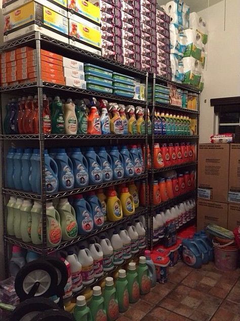 Stockpile Organizations. Coupon Stockpile Organization, Stock Pile Organization, Extreme Couponing Stockpile, Food Storage Rooms, Coupon Stockpile, House Organisation, Extreme Couponing, Pantry Design, Home Organization Hacks