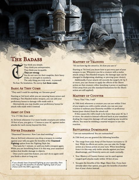 Fighter Archetype, Dnd Paladin, Dungeons And Dragons Races, Dnd Stats, D D Classes, Dnd Stories, Dnd Races, Dungeon Master's Guide, Dnd Classes