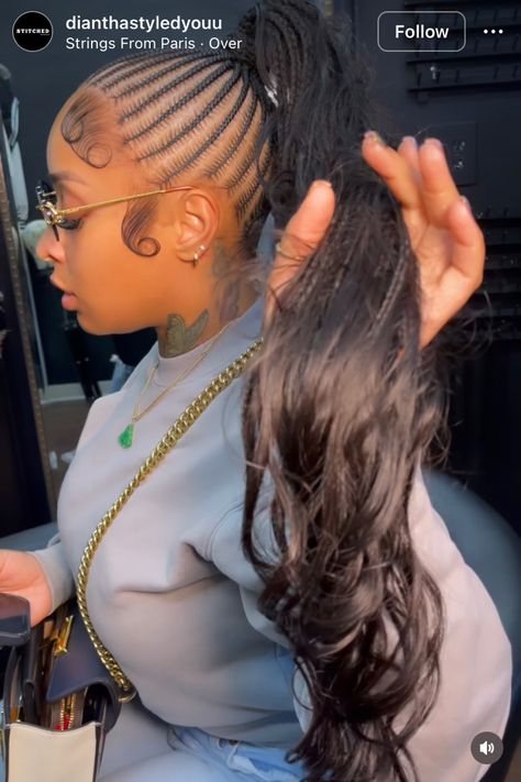 Feed In Braids Ponytail, School Fit Ideas, Protective Braids, Wave Hairstyles, Braids Ponytail, Natural Hair Short, Hair Short Cuts, Braids Hairstyles For Black Women, Natural Hair Short Cuts