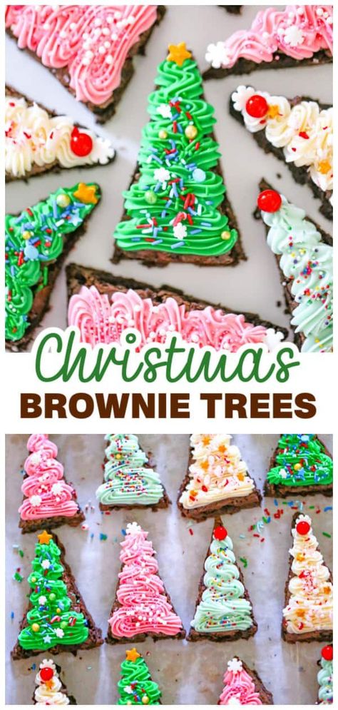 Experience the magic of the holiday season with our Easy Brownie Christmas Tree Treats! This delicious treat combines the richness of fudgy brownies with a festive holiday twist. Indulge yourself in this scrumptious dessert that's perfect for any Christmas gathering or as a heartwarming gift for loved ones. Dive into the world of chocolatey goodness and create memories that will last a lifetime. Brownie Christmas Tree, Christmas Tree Treats, Brownie Christmas, Christmas Chocolate Chip Cookies, Tree Brownies, Homemade Frosting Recipes, Christmas Tree Desserts, Christmas Tree Brownies, Easy Brownie