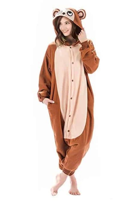 Monkey Costume Sloth Onesie, Pyjamas Onesie, Pajamas For Teens, Adult Onesie Pajamas, Onesie Costumes, Animal Onesie, One Piece Cosplay, Onesie Pajamas, Pajamas Comfy