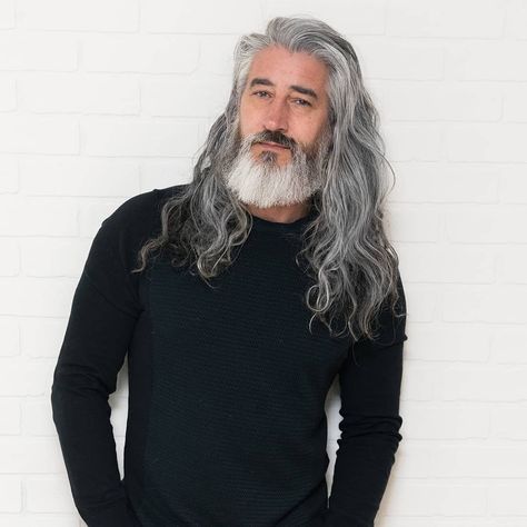 Jack Foley, Silver Foxes, Hair Designs, The Cool, Cool Kids, Mens Hairstyles, Turtle Neck, Long Hair Styles, Instagram Post