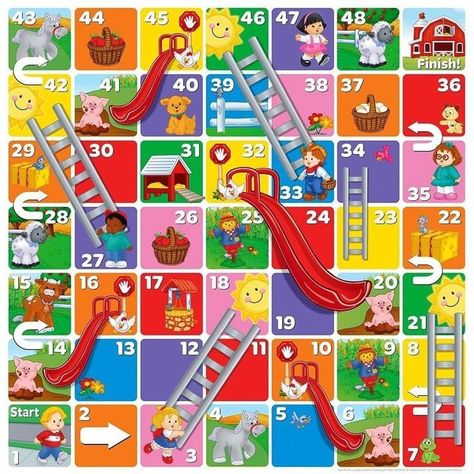 Sensory Path, Printable Board Games, Snakes And Ladders, Card Games For Kids, Indoor Activities For Kids, Coding For Kids, Skill Development, Children Play, Carpet Mat