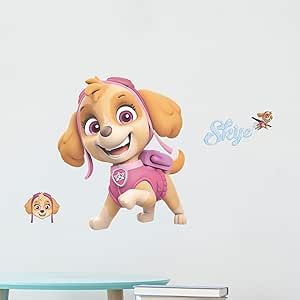 Paw Patrol Skye Wall Decal - Large 18" Vinyl Wall Sticker Bedroom Decorations - Paw Patrol Room Decor Peel and Stick Paw Patrol Wall Decor, Paw Patrol Room Decor, Paw Patrol Bedroom Decor, Paw Patrol Room, Paw Patrol Bedroom, Wall Stickers For Bedroom, Paw Patrol Skye, Bedroom Decorations, Paw Patrol Nickelodeon