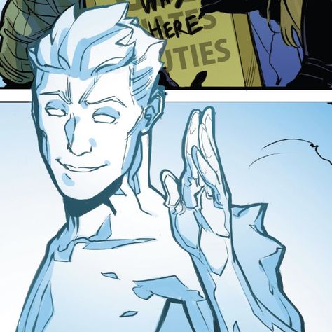 Bobby drake. Iceman. Iceman Comic Icons, Bobby Drake Comic, Iceman Xmen, Iceman Marvel, Bobby Drake, Marvel Stories, Cool Symbols, Comic Icons, Kevin Feige