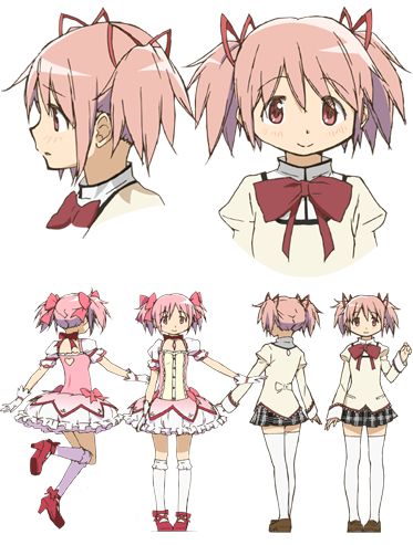 Madoka Kaname Madoka Kaname, Mahō Shōjo Madoka Magica, Moe Anime, Puella Magi, Puella Magi Madoka Magica, Manga Cosplay, Madoka Magica, Character Sheet, 영감을 주는 캐릭터