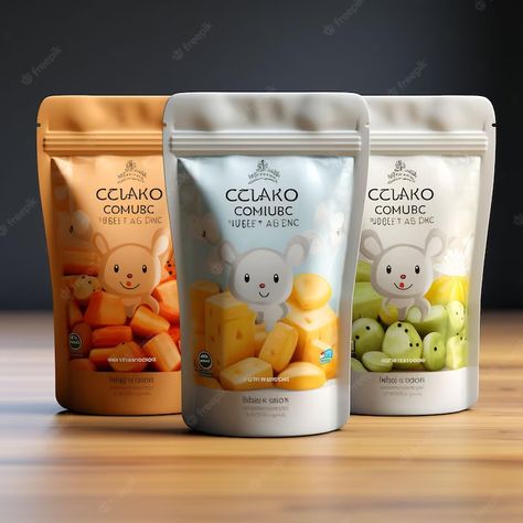 Premium AI Image | three bags of tortilla flavored candy are on a table. Jar Packaging, Candy Bags, Design Concept, Glass Jars, Packaging Design, Concept Design, A Table, Creative Design, Candy