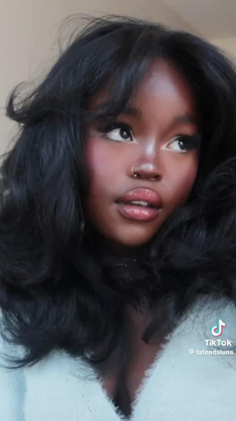 Bambi Makeup, Doll Makeup Tutorial, Doll Face Makeup, Dark Skin Makeup Tutorial, Princess Makeup, Soft Makeup Looks, Makeup For Black Skin, Brown Skin Makeup, Ethereal Makeup