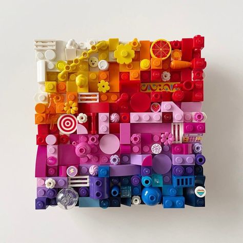 Lego Wall Art, Family Art Projects, Lego Decorations, Lego Mosaic, Lego Wall, Lego Sculptures, School Store, Lego Diy, Girly Decor