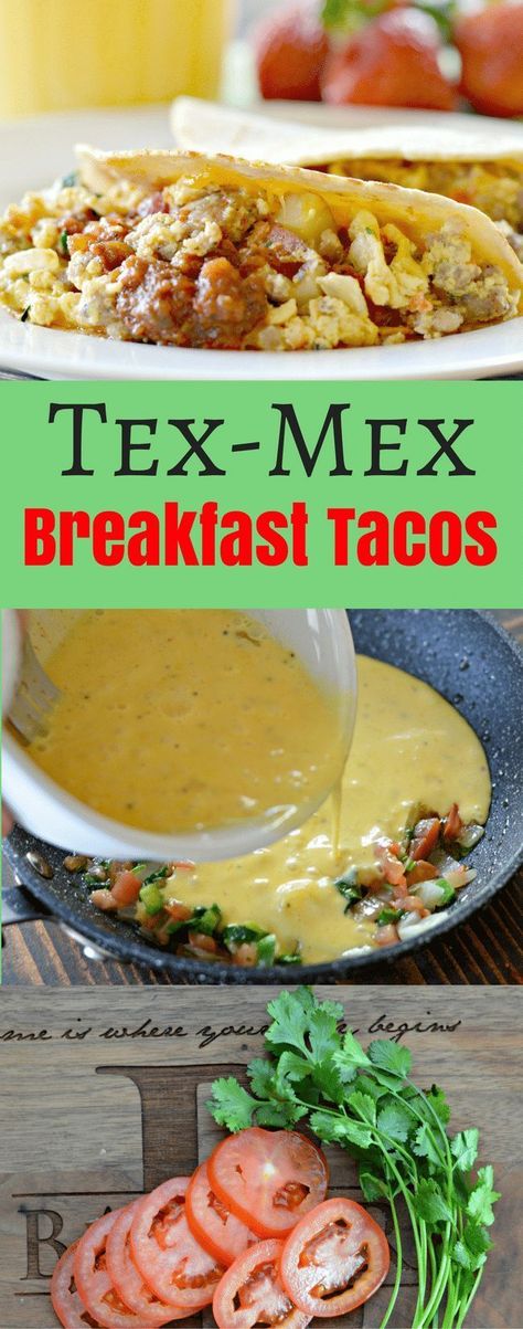 These Tex-Mex breakfast tacos are so easy to make, yet delicious! They are great for breakfast, brunch or anytime! AD SmithfieldBrunch Tex Mex Breakfast, Office Breakfast, Taco Recipes Ground Beef, Recipe Ground Beef, Breakfast Tacos Recipe, Breakfast Oatmeal Recipes, Mexican Breakfast Recipes, Mexican Breakfast, Healthy Breakfast Recipes Easy