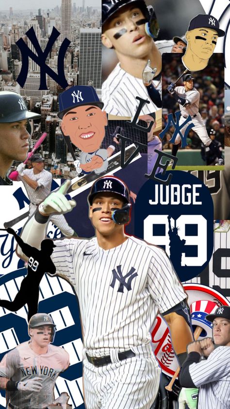 New York Yankees Wallpaper, Yankees Wallpaper, Yankees Logo, Ny Yankees, Golden State Warriors, New York Yankees, Blue Eyes, Softball, Mlb